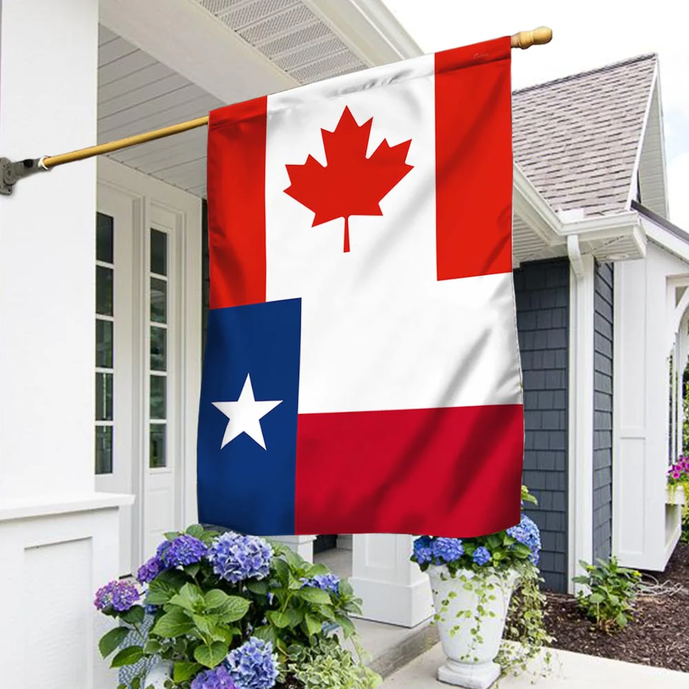 Proud Canadian Texan, Canada Texas Flag