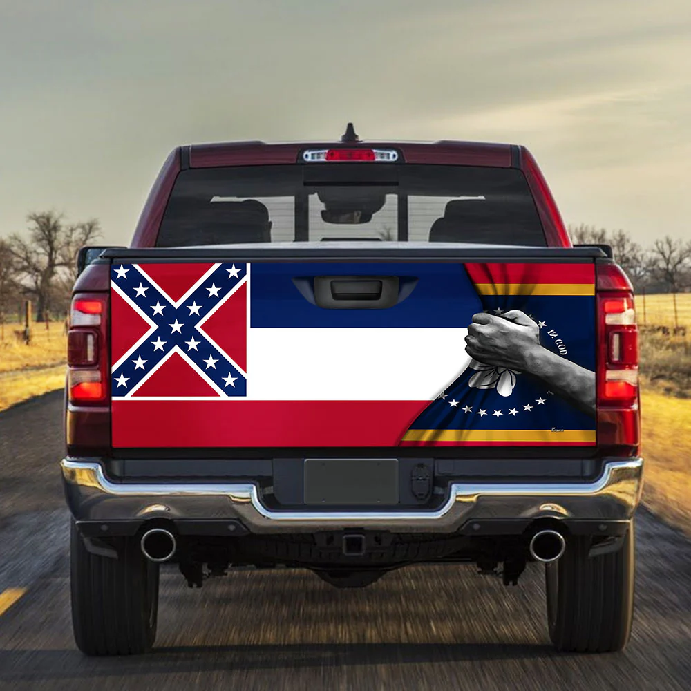 Mississippi State Truck Tailgate Decal Sticker Wrap
