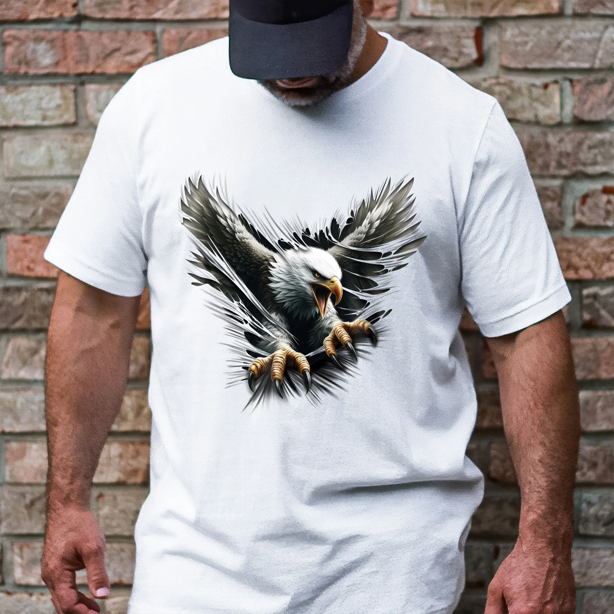 Cool Eagle Scratches T-Shirt