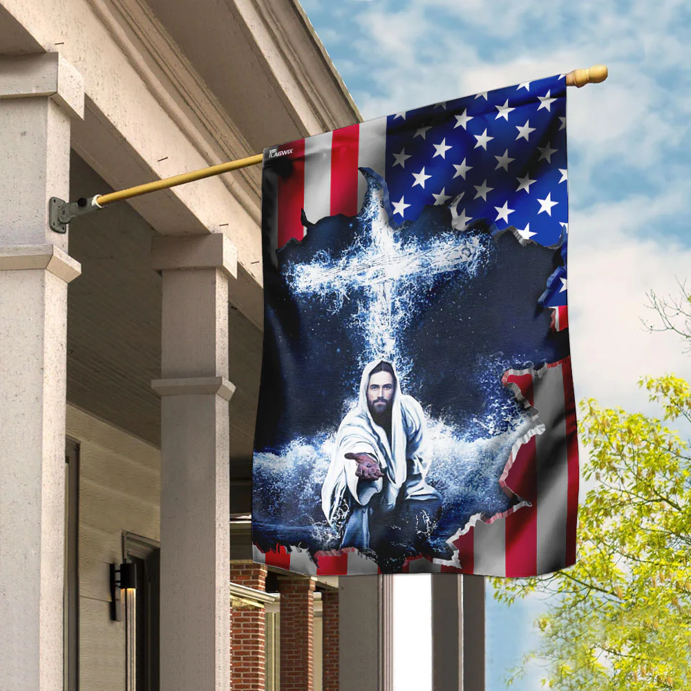 American Flag Jesus Bimipi  ™ Cool Jesus Flag